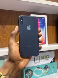 A picture of iPHONE X 64GB BH 83 NO FACE UNLOCK Top up