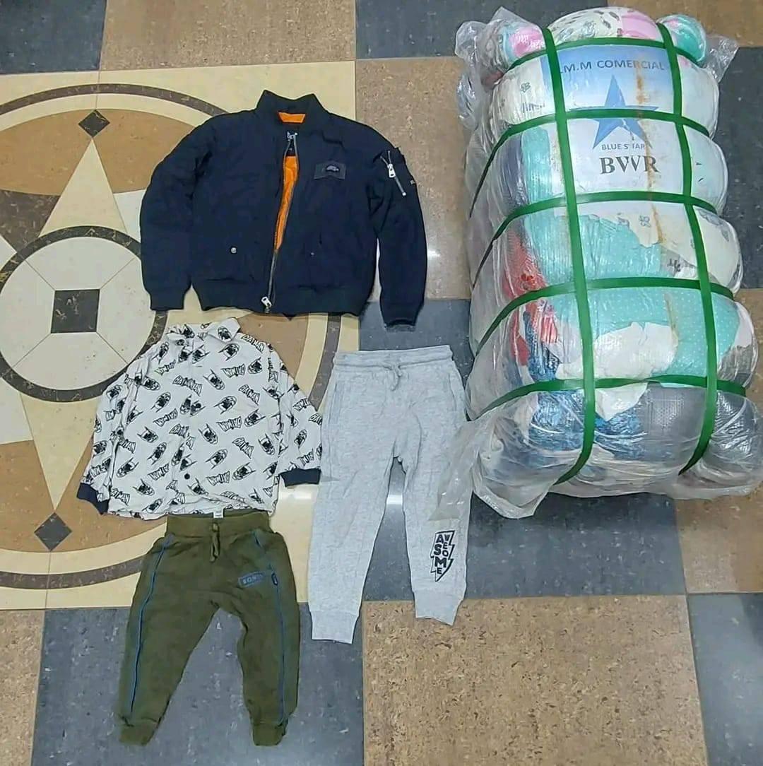 clothing bales