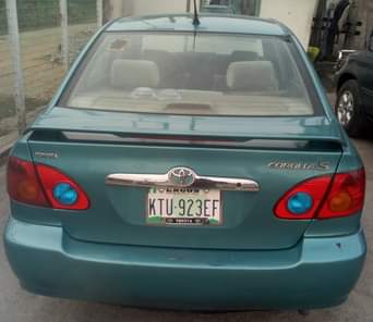 A picture of Toyota Corolla 2004 Model Straight body beautiful interior Condition Nigerian