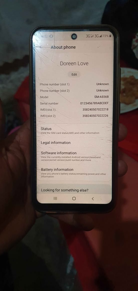 A picture of Samsung A56