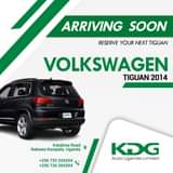 A picture of The 2014 Volkswagen Tiguan is coming soon Reserve yours today
