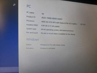 A picture of Hp bado mpya inavoonekana ram4 gb 320 nataka 180 0719636564