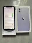 A picture of Iphone 11 plain purple 128Gb