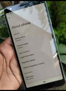 A picture of Pixel 3a