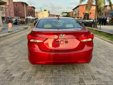 A picture of 2012 Hyundai Elantra tokumbo Price 9 8m Location Amuwo odofin