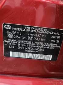 A picture of Direct Toks Hyundai .. Distress sale07088153375 Hyundai Sonata 2015 Direct..