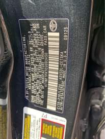 A picture of Foreign Used Toyota Camry Se 2012