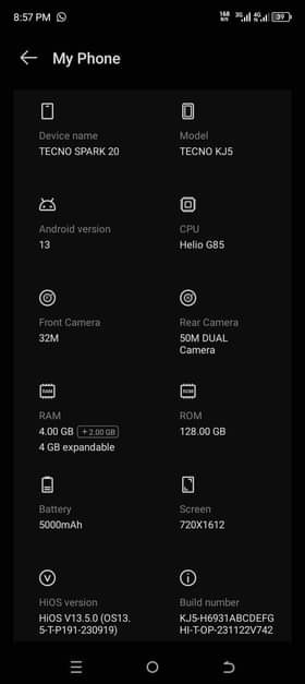 tecno spark