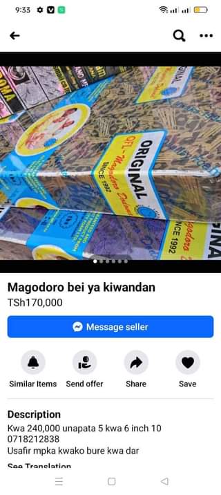 A picture of JIPATIE GODORO IMARA KWA BEI RAHISI KUTOKA KIWANDAN 0764836856