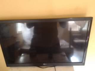 A picture of TV and Generator set