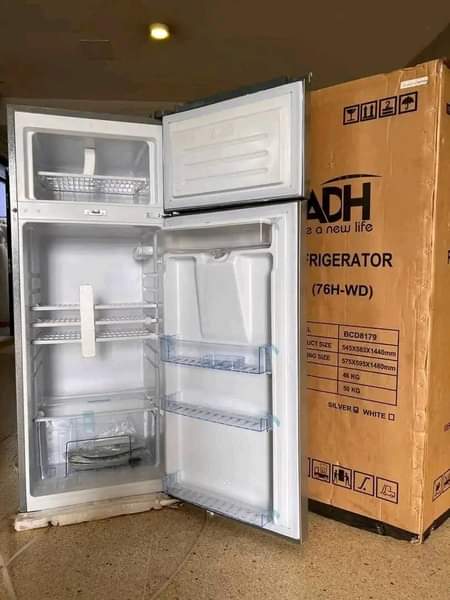 A picture of Brandnew ADH 270l fridge with dispenser 2 years warranty Call
