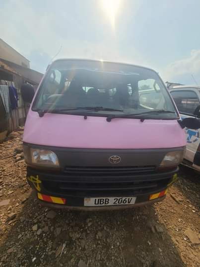 A picture of Kigege taxi or hiace drone