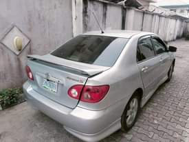 A picture of Corolla 2006 everything working perfectly nothing to fix or repair