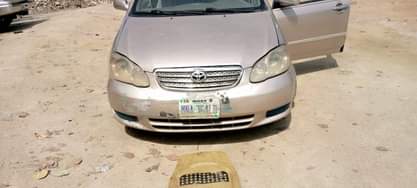 A picture of Nigerian used first body 2004 Toyota Corolla Untampered engine untouched