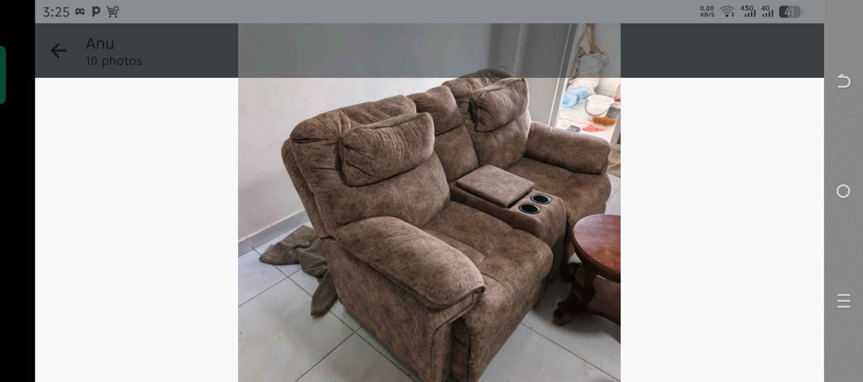 A picture of Recliners sofa