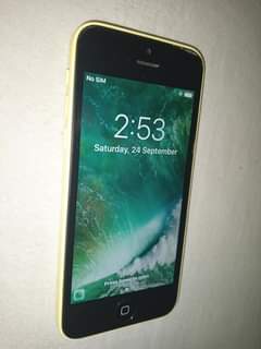 A picture of Iphone 5 c