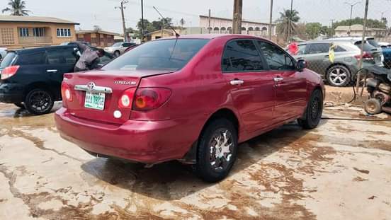 A picture of Registered Toyota Corolla