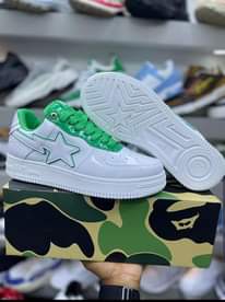 A picture of Bape shoes