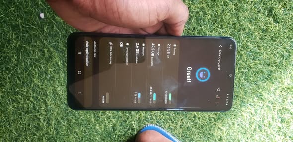 A picture of Samsung A12m 128gb 6000mah battery