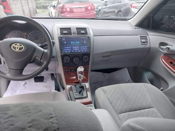 A picture of Foreign used standard unregistered 2009 Toyota Corolla with untempered engine