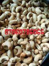 A picture of Cashew nuts ukwa breadfruit Anjees spiced kuli kuli original honey