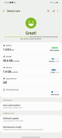 A picture of SAMSUNG A22 64 GB 4GB