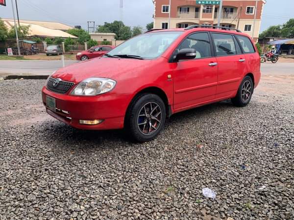 A picture of SHARP DISTRESS An Extremely Clean Toyota Corolla wagon with very