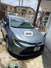A picture of Kelly Automobiles TOKUNBO TOYOTA COROLLA LE YEARS 2020 PRICE 20