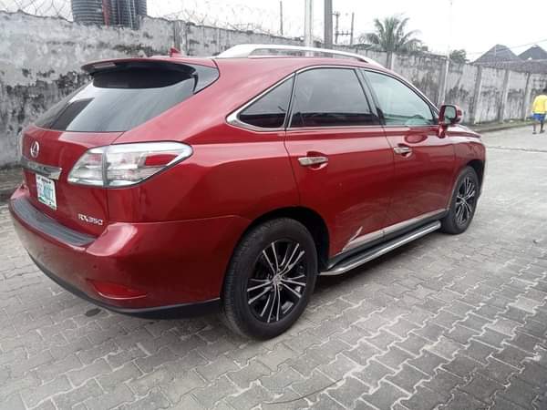 A picture of FEW MONTHS REG FIRST BODY 2012 model LEXUS RX350 FULL