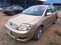 A picture of Toyota corolla 1 6 2004 model driving perfectly clean interior
