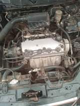 A picture of Clean Honda civic 2000model with four brand new tyres AC