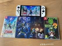 A picture of Nintendo switch