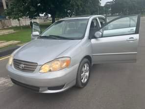 A picture of Toyota Corolla 2004 2 years used by an elderly woman