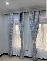 A picture of Curtains and rods