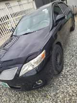 A picture of Registered Toyota Camry Available in black and gold color In