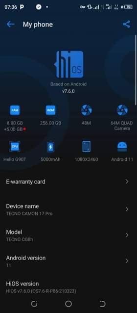 tecno camon