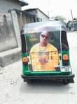 A picture of bajaji. nauza hainasevis. kazi mwazo mwisho. be24