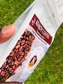 A picture of KenJoyCoffee s 250g pack meticulously crafted to captivate your senses