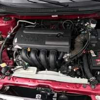 A picture of Toyota Corolla red color