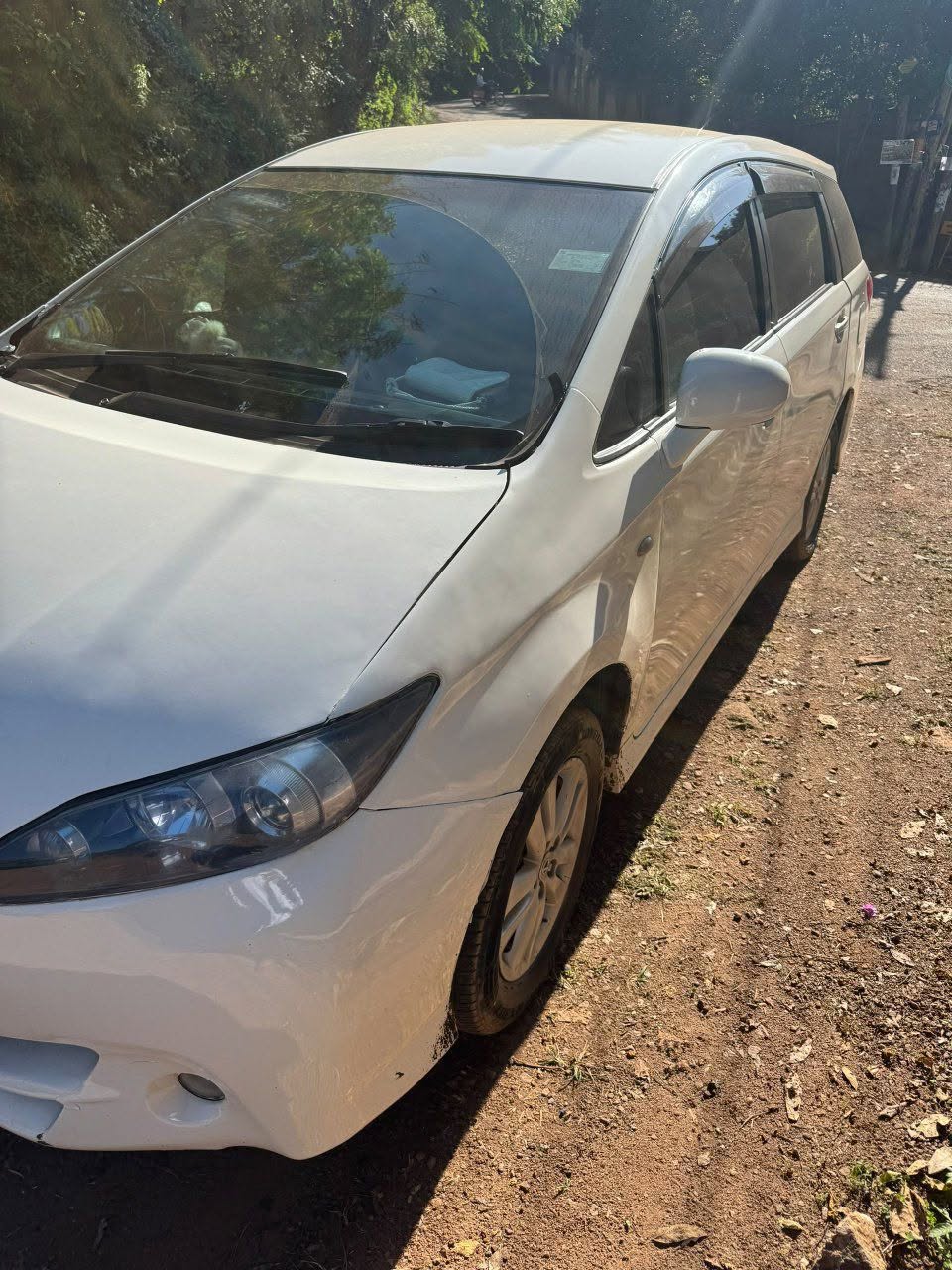 A picture of Toyota wish new model
