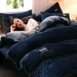 A picture of Coral velvet duvet