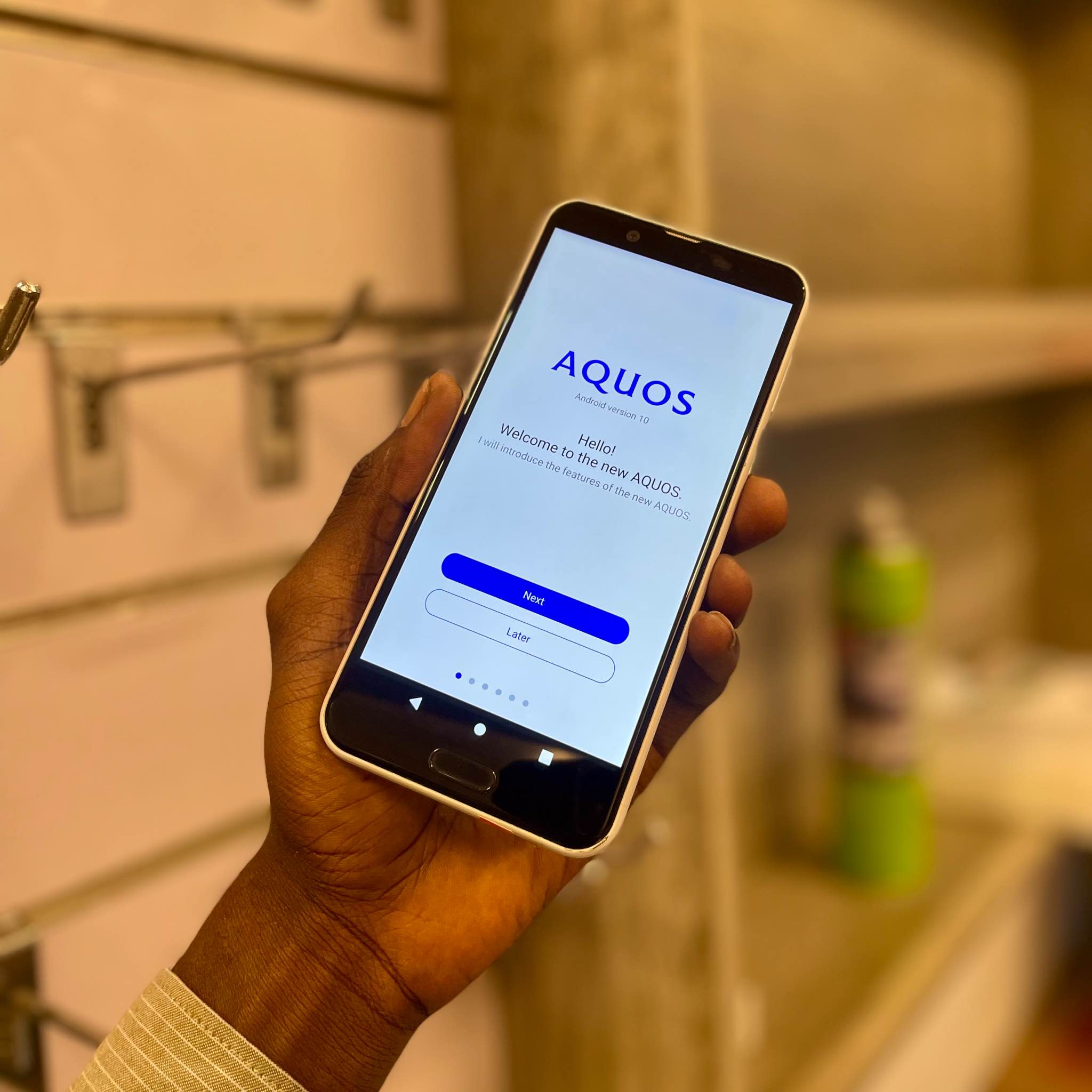 A picture of Sharp Aquos Sense 2