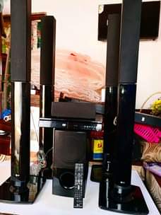 A picture of LG HOME THEATER has Bluetooth on sale