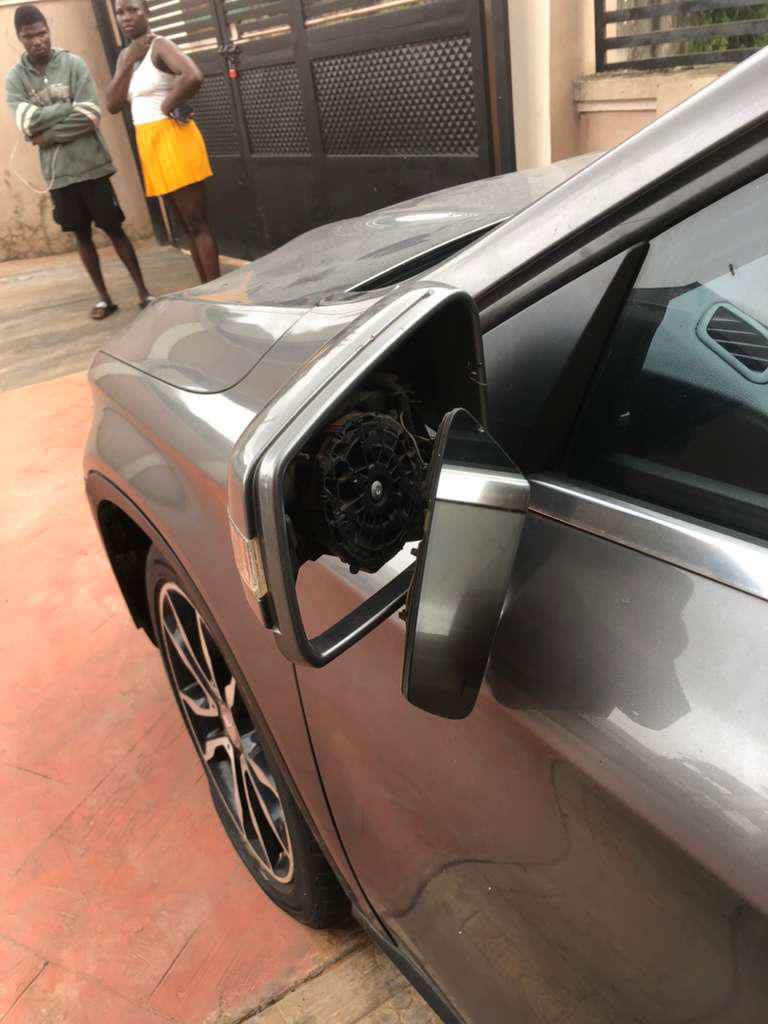 A picture of Distress Registered 2017 GLA250 Mercedes Benz