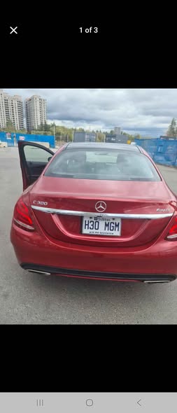 A picture of 2016 Mercedes Benz c class