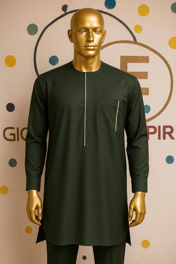 A picture of African men caftan suits