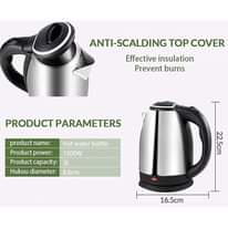 A picture of Pixel Fast Boiling Percolator 2 Litres Silver Black 1 YR