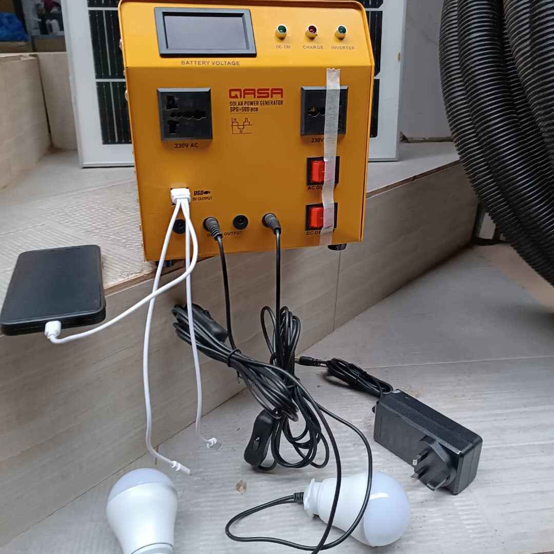 A picture of QASA 300W Solar Generator 1 year warranty