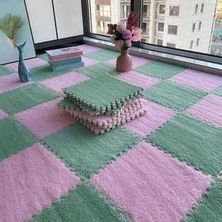A picture of  Plush foam Interlocking floor mats