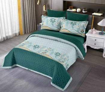 A picture of New designs cotton bedspreads Package has One bedsheet two pillowcases